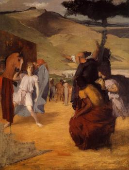 Edgar Degas : Alexander and Bucephalus